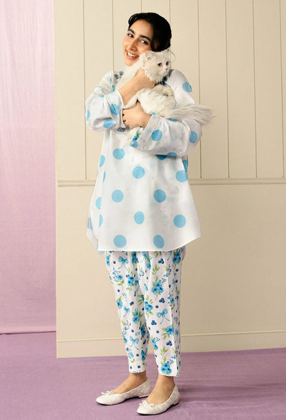 Zara Shahjahan | Love Coco and Friends | Bloom Beat - Casual Dress - available at Maria Faisal in UK and USA.
