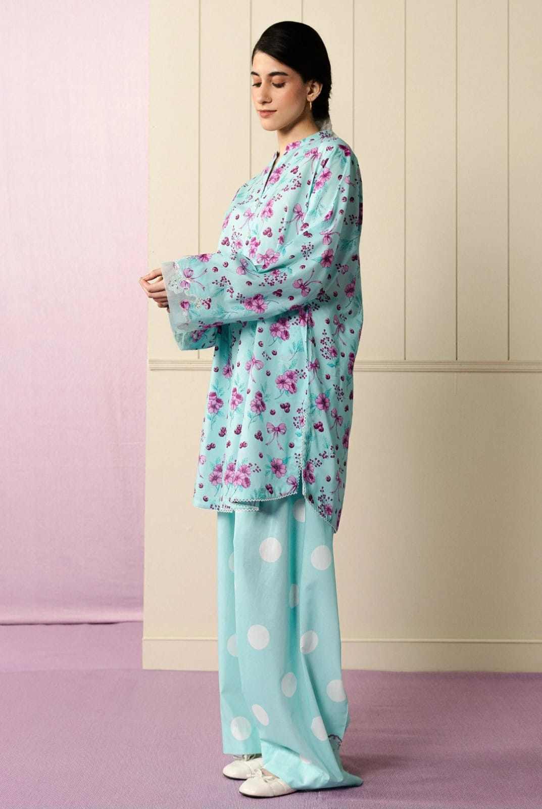 Zara Shahjahan | Love Coco and Friends |Pixel Pop - Casual Dress - available at Maria Faisal in UK and USA.