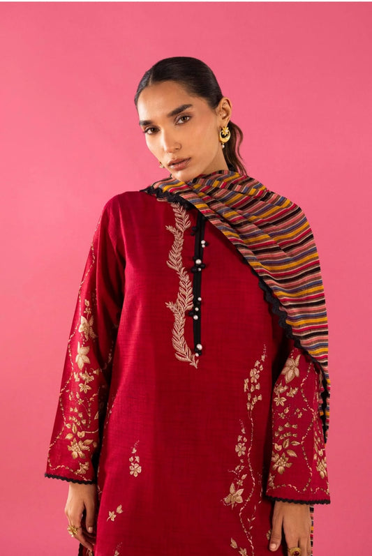 Sana Safinaz | Mahay Summer |H262-009B-3CI - Casual Dress - available at Maria Faisal in UK and USA.