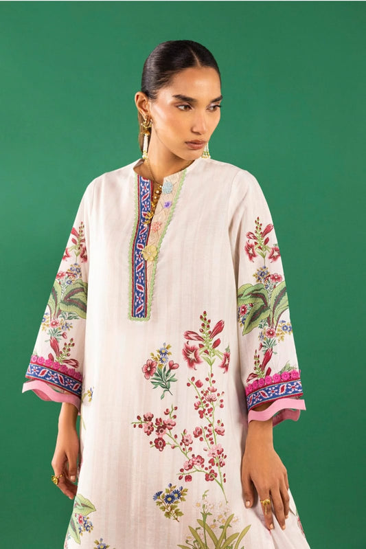 Sana Safinaz | Mahay Summer |H262-008A-2AC - Casual Dress - available at Maria Faisal in UK and USA.