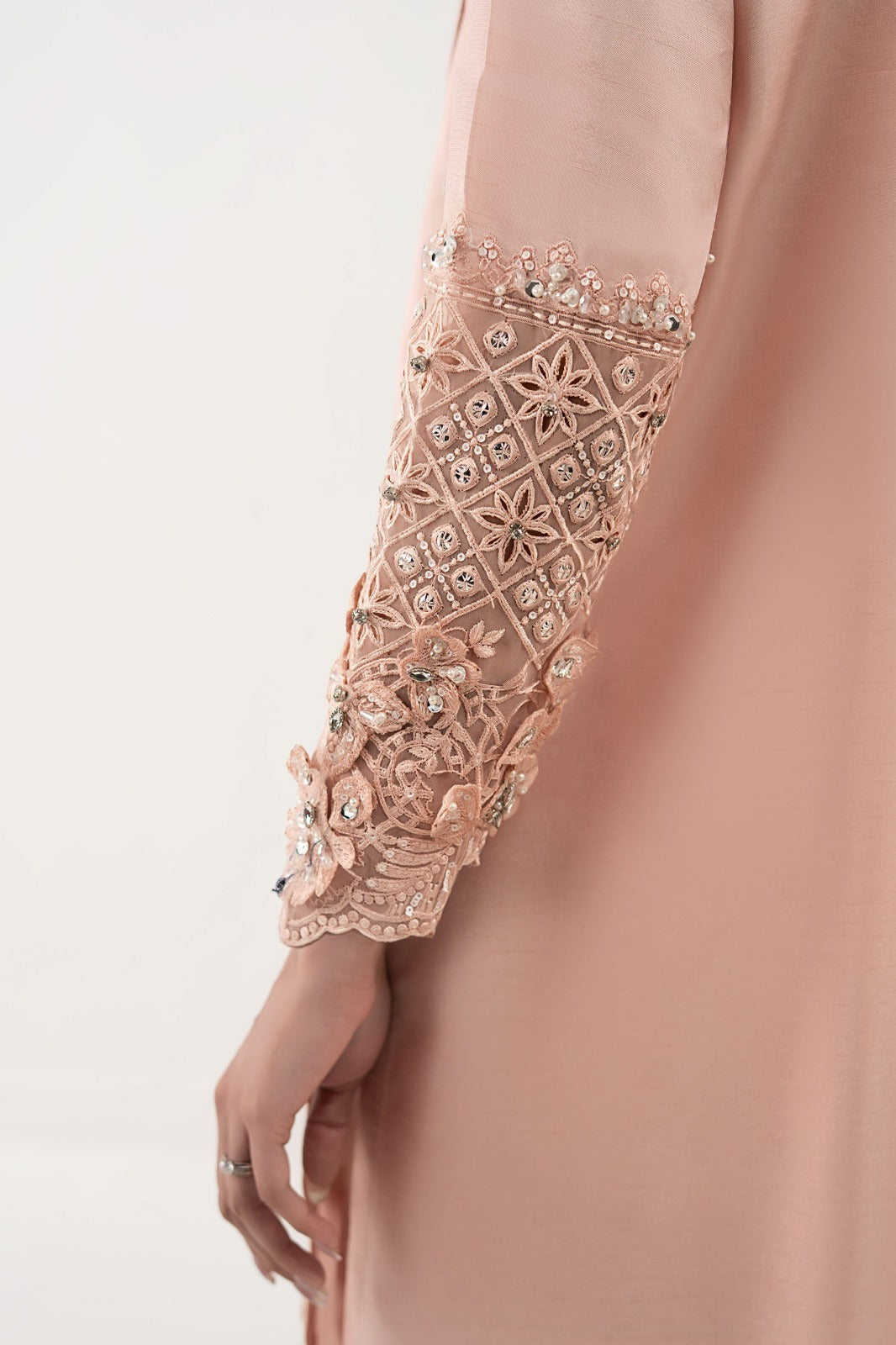 Maria B | Luxury Formals | SF-EF26-26-Pink - Formal Dress - available at Maria Faisal in UK and USA.