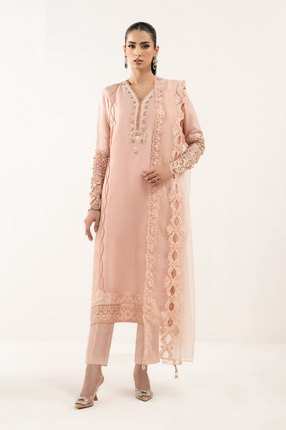Maria B | Luxury Formals | SF-EF26-26-Pink - Formal Dress - available at Maria Faisal in UK and USA.