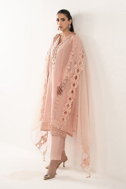 Maria B | Luxury Formals | SF-EF26-26-Pink - Formal Dress - available at Maria Faisal in UK and USA.