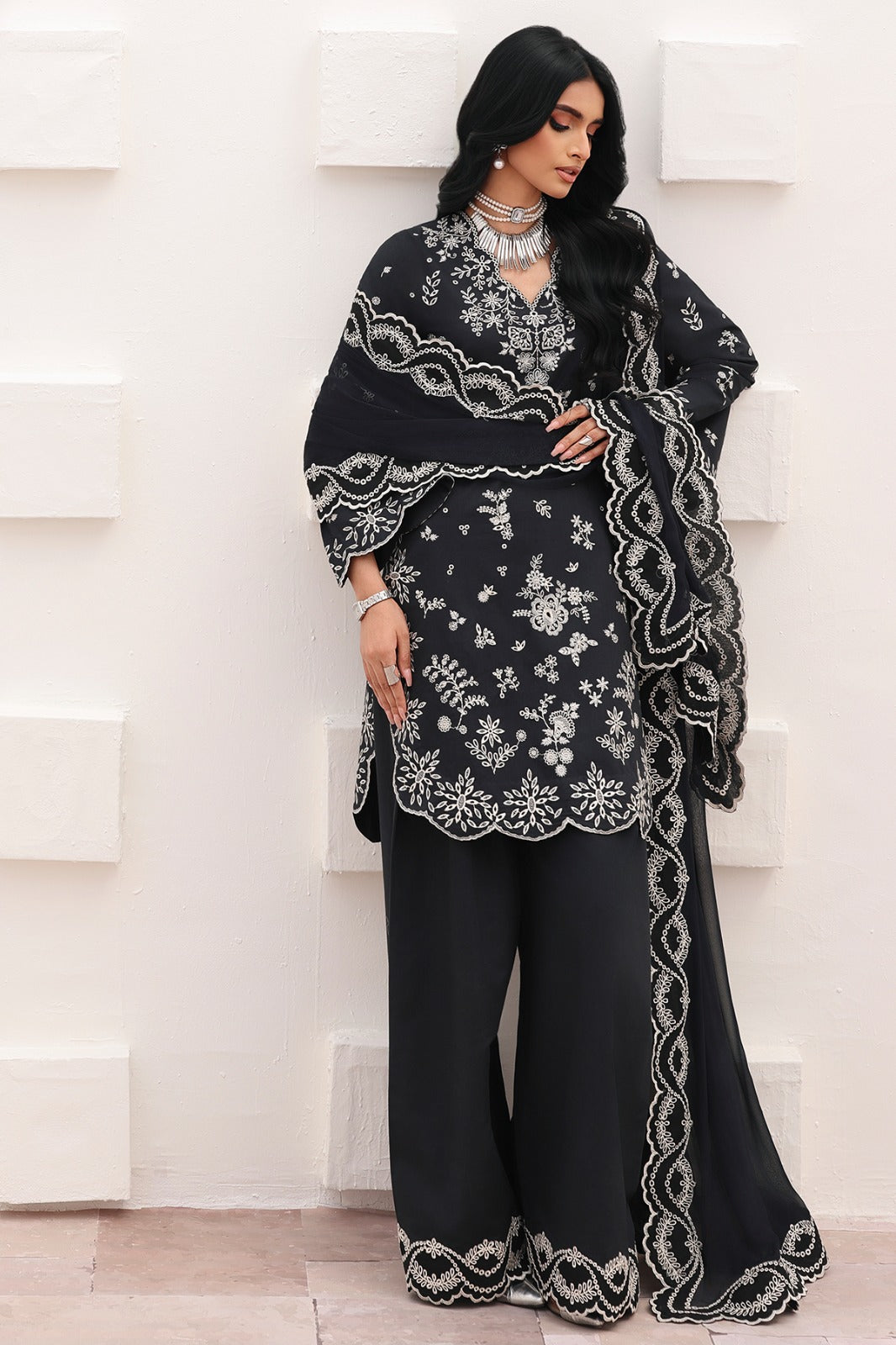 Charizma | Festive Edit | CNP-6-236 - Luxury Dress - available at Maria Faisal in UK and USA.