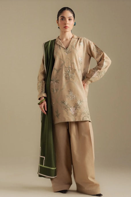 Zara Shahjahan | Coco Winter 25 | Amber-1A - Casual Dress - available at Maria Faisal in UK and USA.