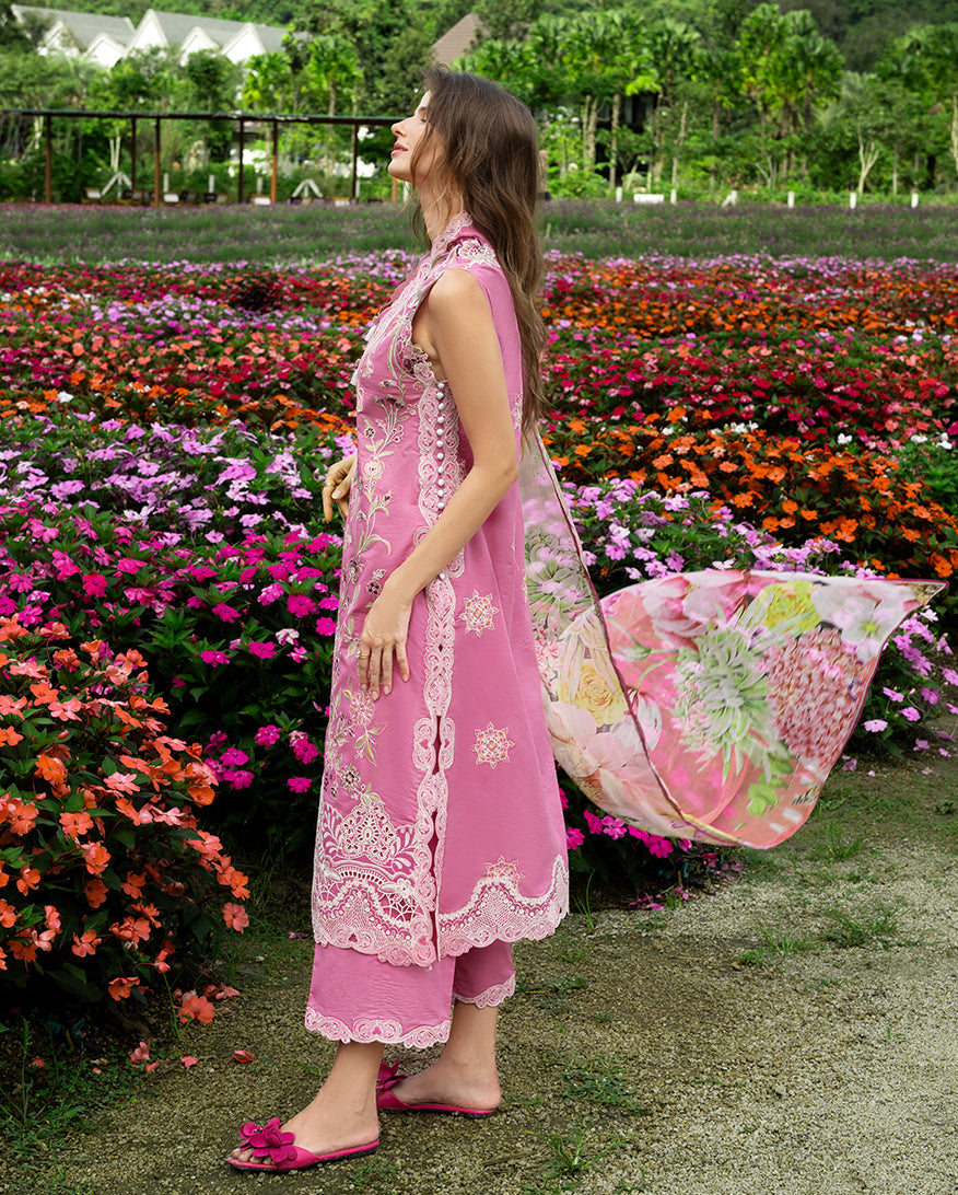 Mushq | Hemline the Secret Garden | Whimsical Scent - Luxury Dress - available at Maria Faisal in UK and USA.