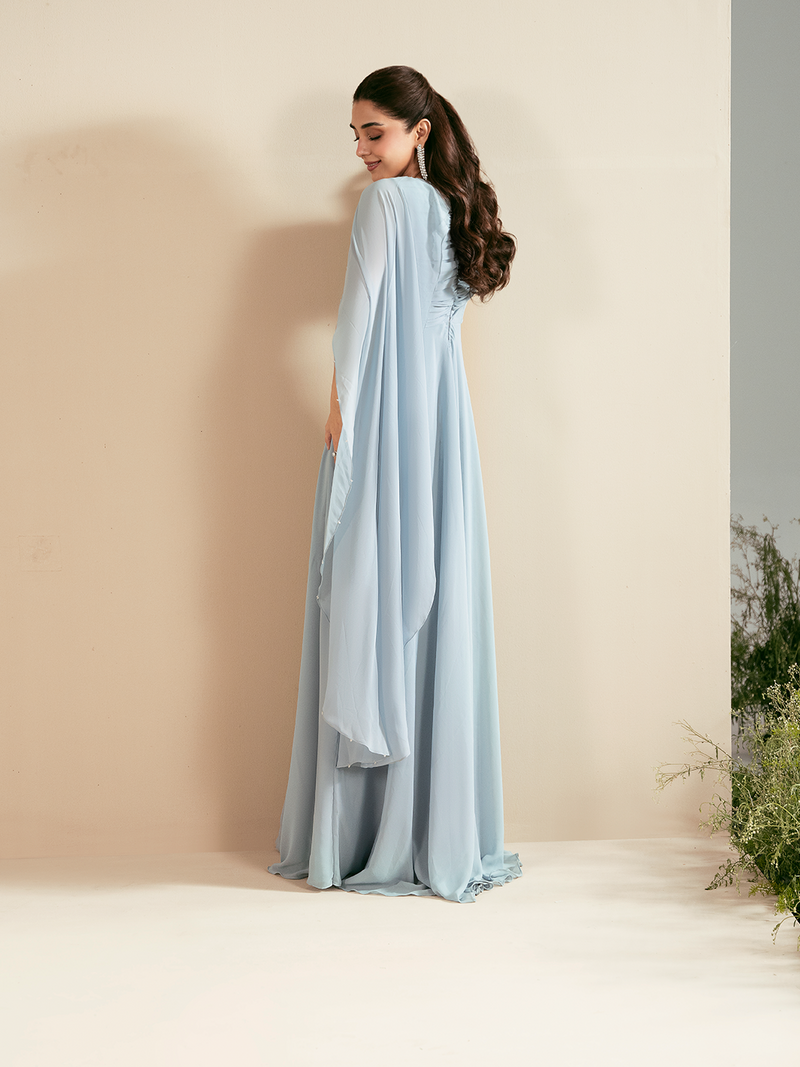 Ain | Luxe Edit | Whisper - Luxury Dress - available at Maria Faisal in UK and USA.