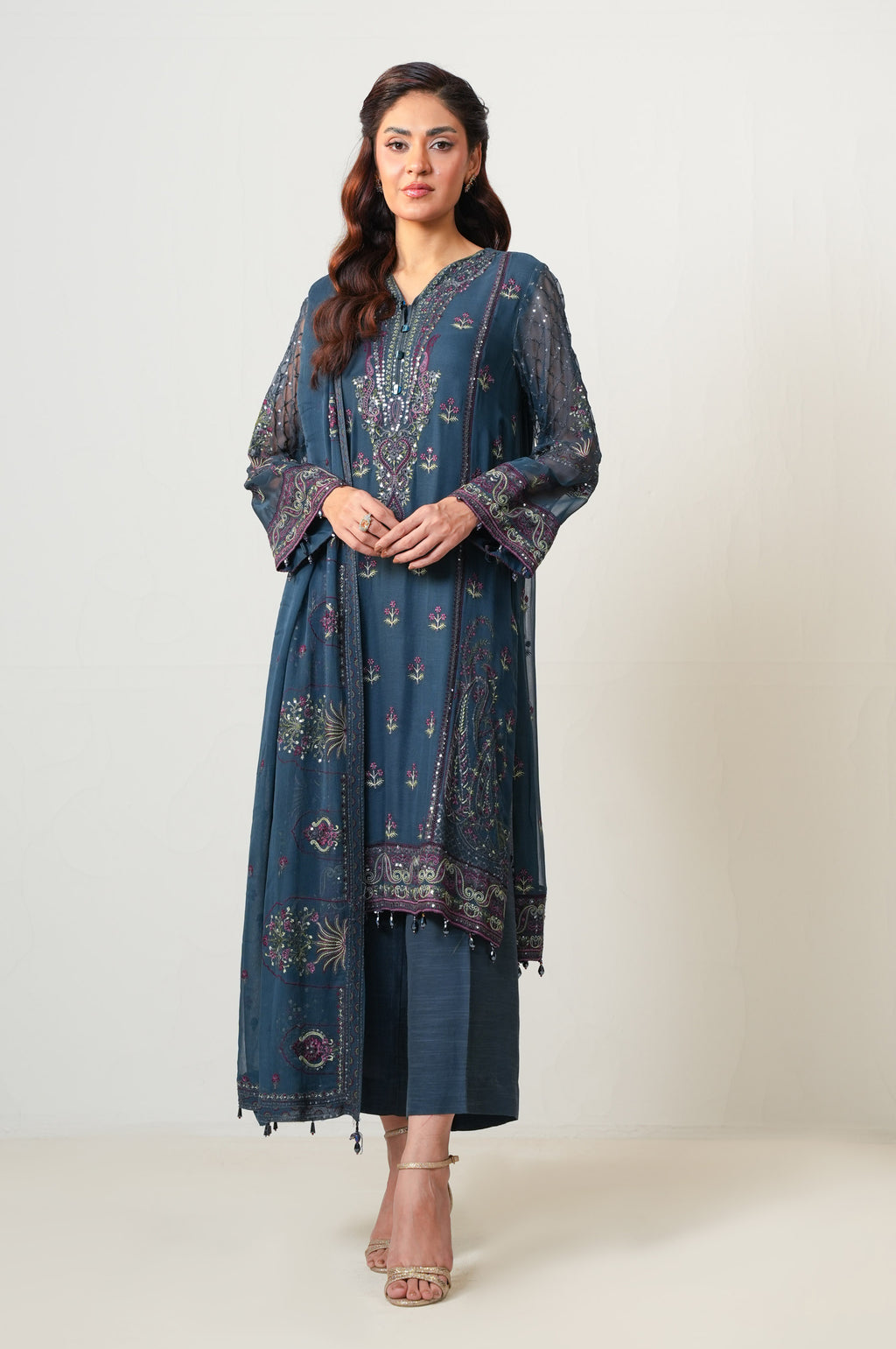 Zeen | Azalea Collection | WOM34143 - Ladies Clothes - Maria Faisal