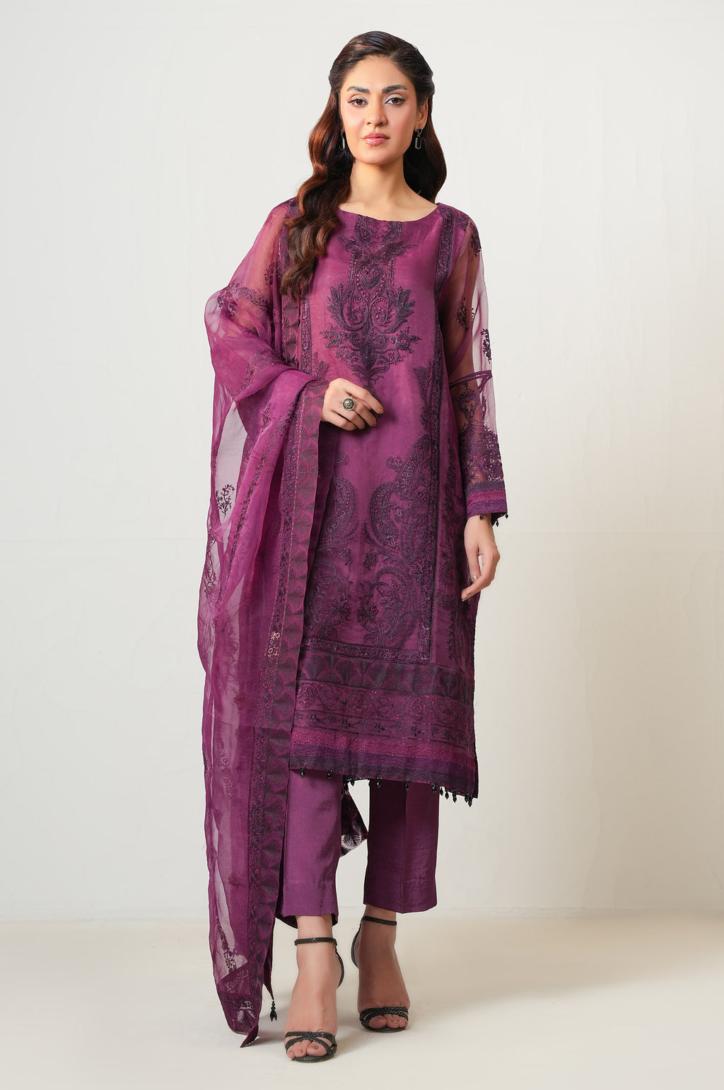 Zeen | Azalea Collection | WOM34144 - Ladies Clothes - Maria Faisal