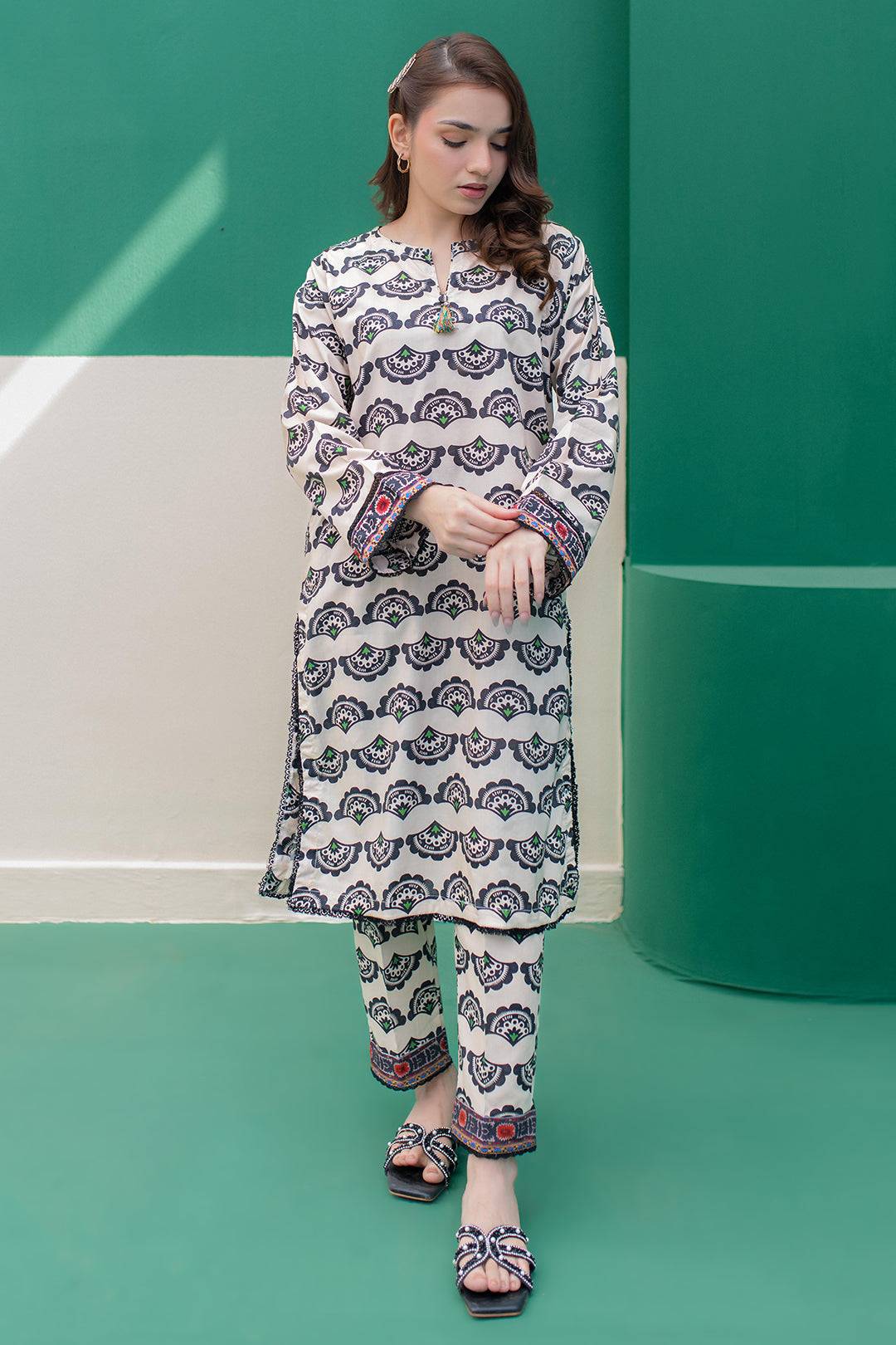 Zellbury | Summer Pret | Kurta Trouser - 2809 by Maria Faisal - Registered Vendor of : Zellbury Women - type : Essential Pret - 100% original wedding dresses