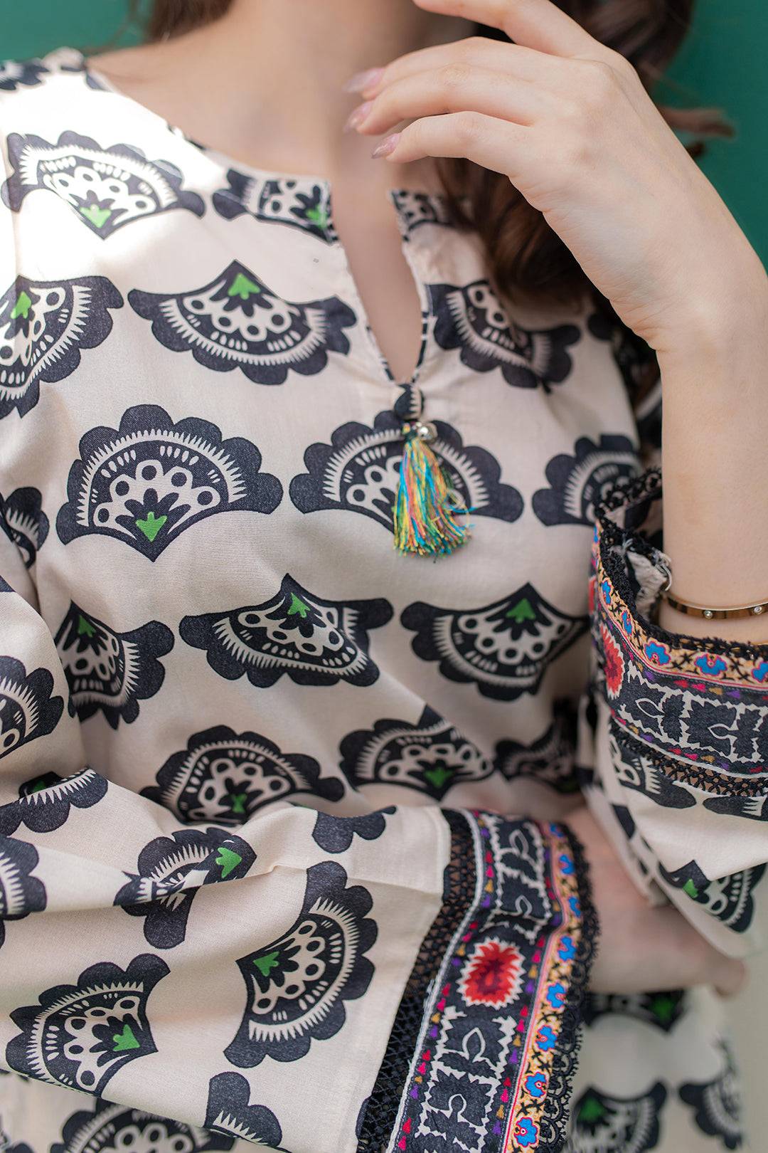 Zellbury | Summer Pret | Kurta Trouser - 2809 by Maria Faisal - Registered Vendor of : Zellbury Women - type : Essential Pret - 100% original wedding dresses