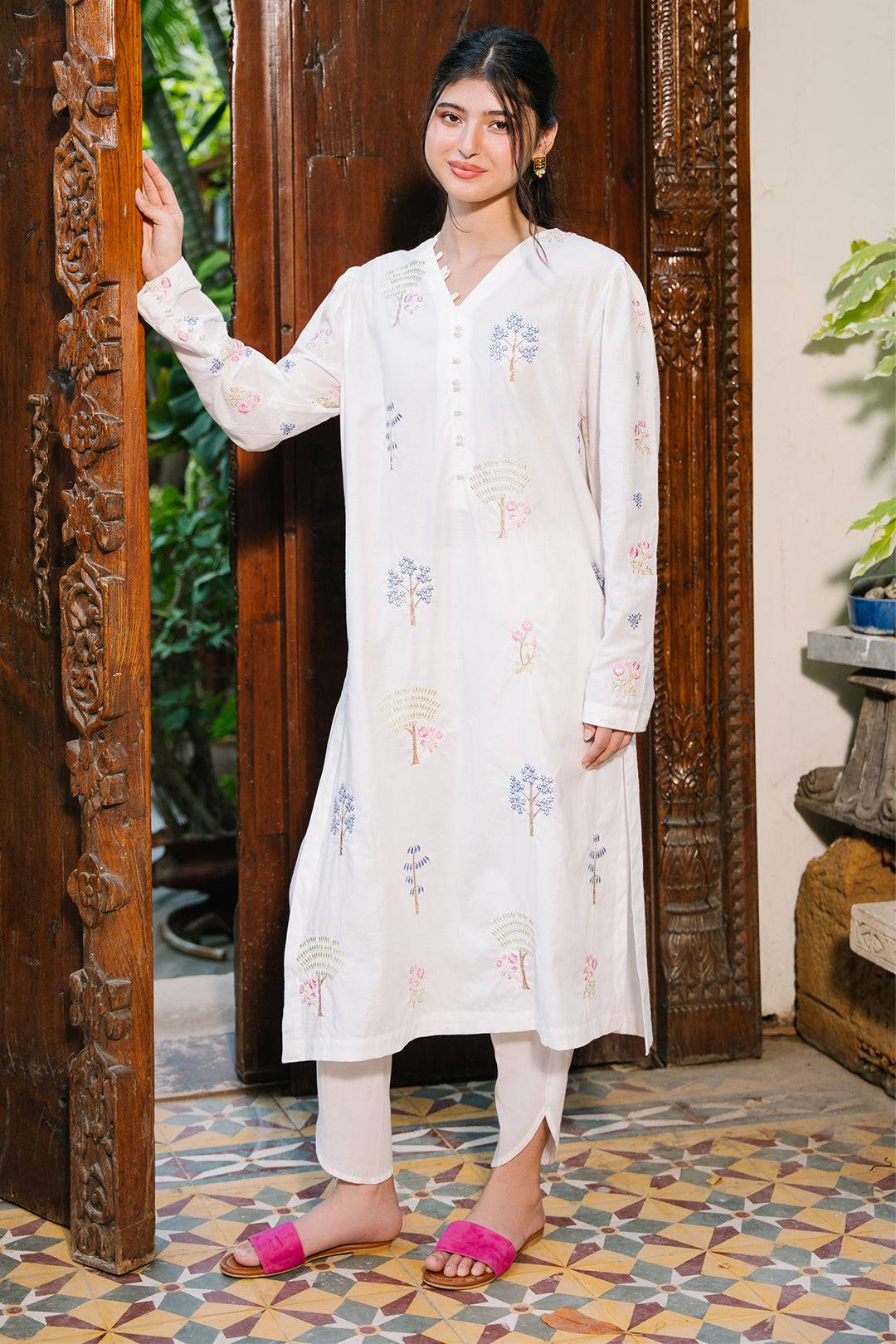 Zellbury | Summer Pret | Embroidered Kurta - 2015 by Maria Faisal - Registered Vendor of : Zellbury Women - type : Signature Pret - 100% original wedding dresses