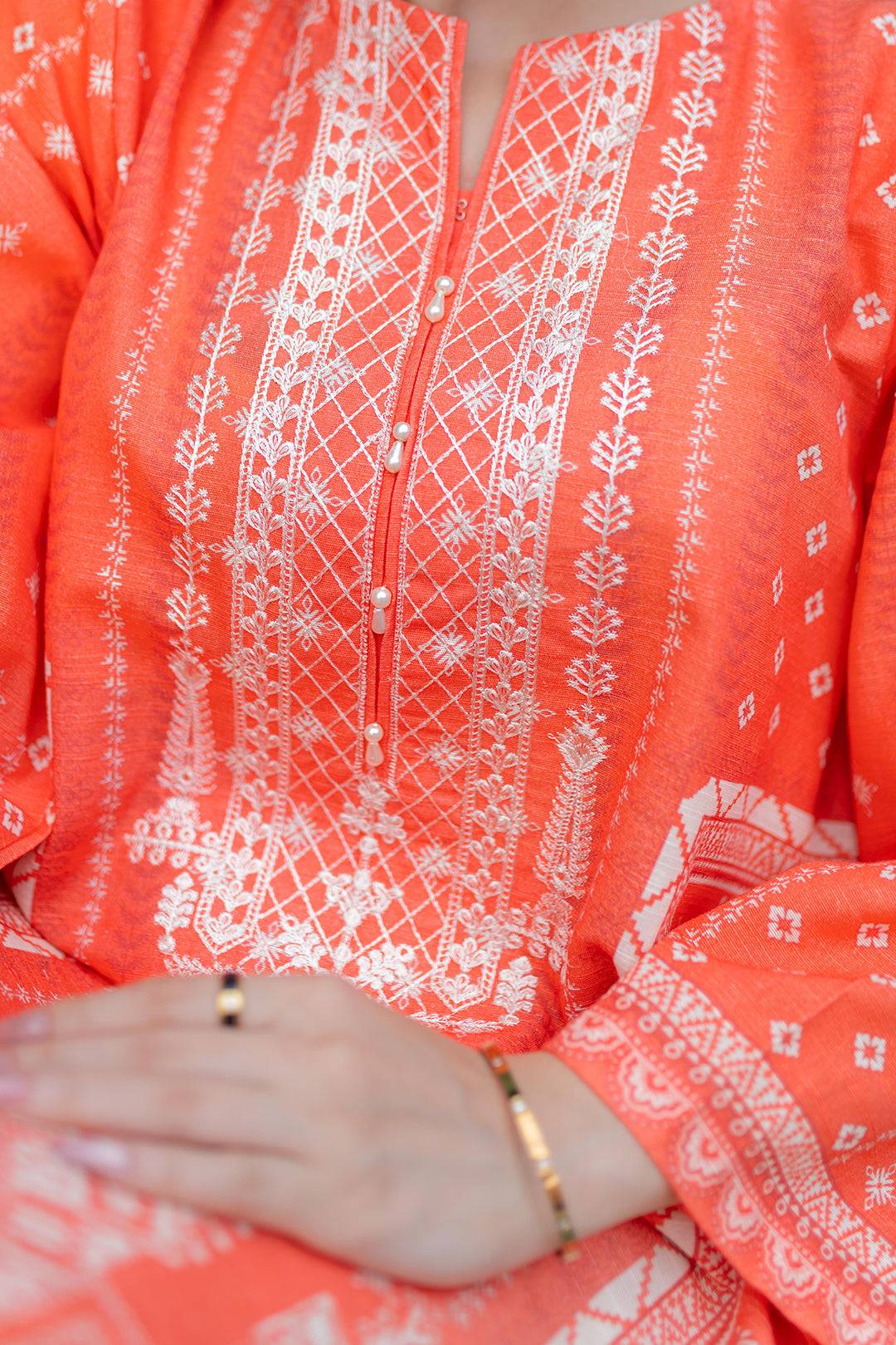 Zellbury | Winter Pret | Embroidered Kurta - 2970 by Maria Faisal - Registered Vendor of : Zellbury Women - type : Essential Pret - 100% original wedding dresses