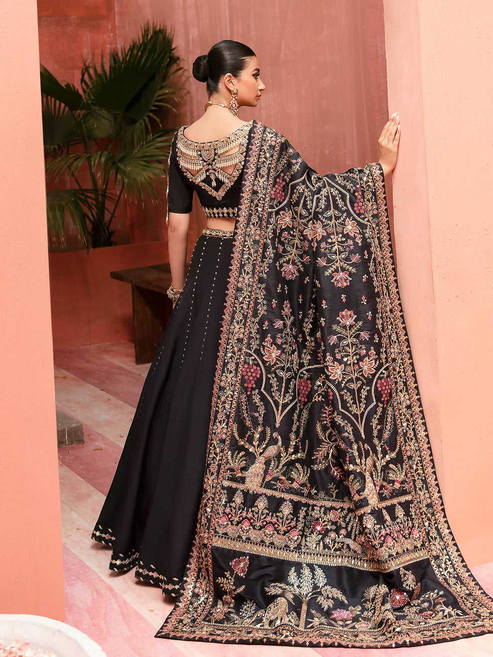 Gulaal | Wedding Formals | MAYAL GL-WS-22V1-32 (LEHNGA AND CHOLI) - Designer Dress with Intricate embroidery and embellishments. Shop elegent wedding dress at Maria Faisal.