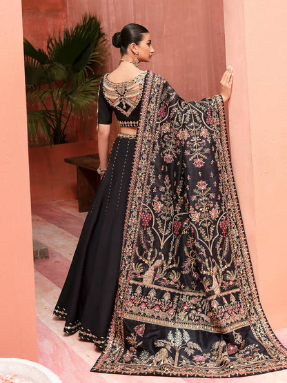 Gulaal | Wedding Formals | MAYAL GL-WS-22V1-32 (LEHNGA AND CHOLI) - Designer Dress with Intricate embroidery and embellishments. Shop elegent wedding dress at Maria Faisal.
