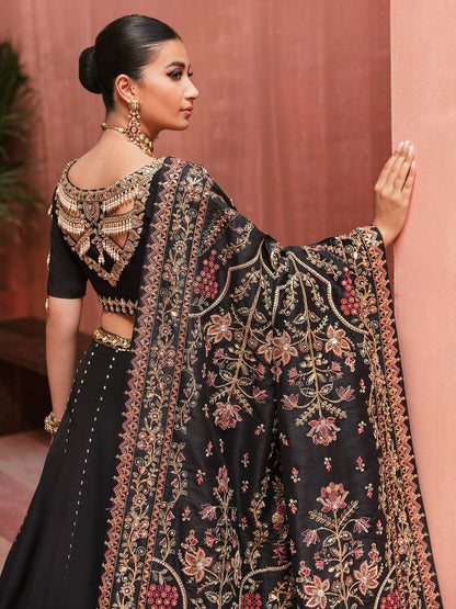 Gulaal | Wedding Formals | MAYAL GL-WS-22V1-32 (LEHNGA AND CHOLI) - Designer Dress with Intricate embroidery and embellishments. Shop elegent wedding dress at Maria Faisal.