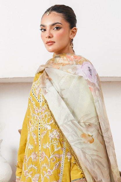 Zellbury | Unstitched 3 Piece Cambric | Embroidered Shirt Shalwar Dupatta - 0156 by Maria Faisal - Registered Vendor of : Zellbury Women - type : Signature Unstitched - 100% original wedding dresses