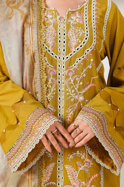 Zellbury | Unstitched 3 Piece Cambric | Embroidered Shirt Shalwar Dupatta - 0156 by Maria Faisal - Registered Vendor of : Zellbury Women - type : Signature Unstitched - 100% original wedding dresses