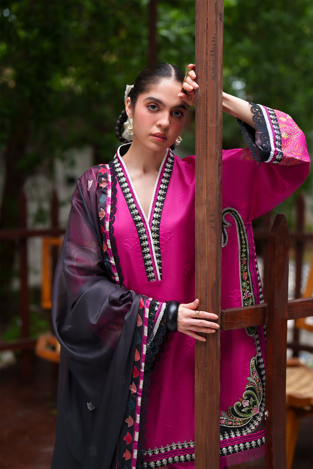 Saira Rizwan | Laanem SS 26 | AMARA-A-SRL26-02 - Luxury Dress - available at Maria Faisal in UK and USA.
