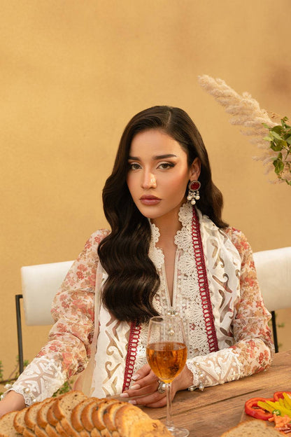 Saira Rizwan | Luxury Lawn 25 | MAYA-SRL25-06 by Maria Faisal - Registered Vendor of : Saira Rizwan - type : Ladies Clothes - 100% original wedding dresses