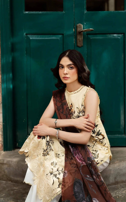 Asifa and Nabeel | Yakin Summer 25 | Meadow Bloom-(YKL25-01) by Maria Faisal - Registered Vendor of : Asifa and Nabeel - type : Ladies Clothes - 100% original wedding dresses