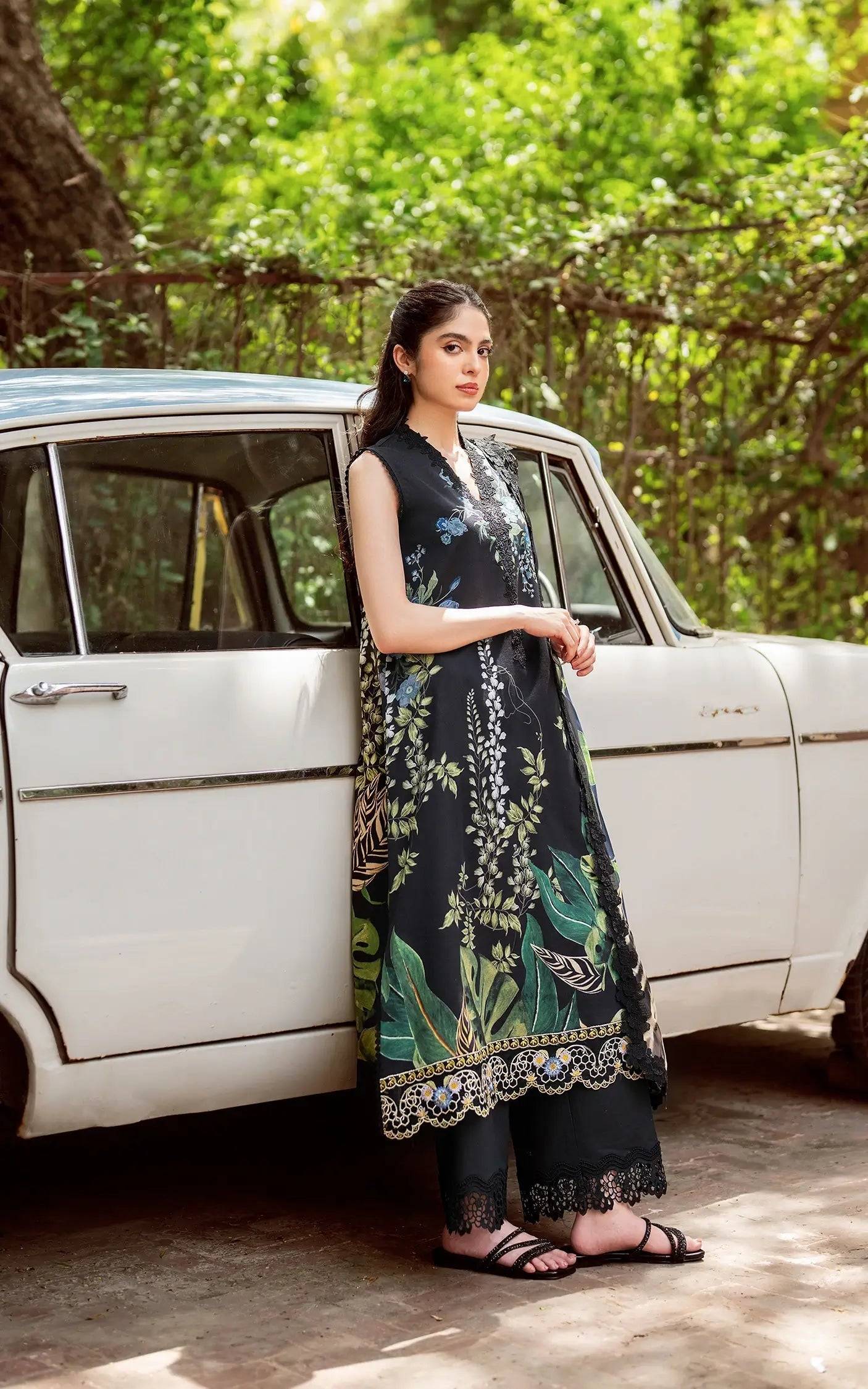 Asifa and Nabeel | Yakin Summer 25 | Secret Botanica-(YKL25-05) by Maria Faisal - Registered Vendor of : Asifa and Nabeel - type : Ladies Clothes - 100% original wedding dresses