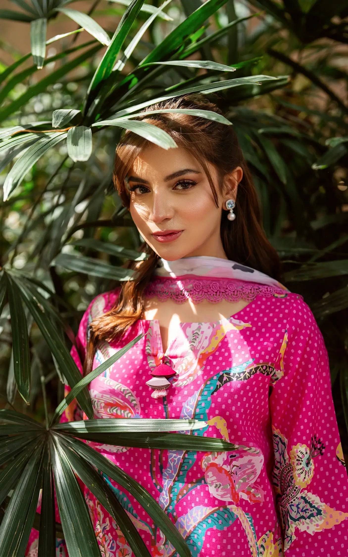 Asifa and Nabeel | Yakin Summer 25 | Roseveil-(YKL25-10) by Maria Faisal - Registered Vendor of : Asifa and Nabeel - type : Ladies Clothes - 100% original wedding dresses