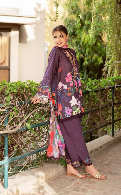 Asifa and Nabeel | Yakin Summer 25 | Whimsical Flora-(YKL25-12) by Maria Faisal - Registered Vendor of : Asifa and Nabeel - type : LAD - 100% original wedding dresses