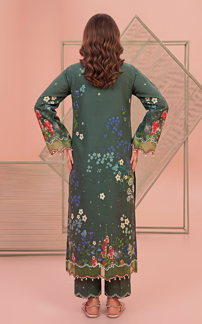 Asifa and Nabeel | Yakin 26 | Tulip (YKL26-04) - Casual Dress - available at Maria Faisal in UK and USA.