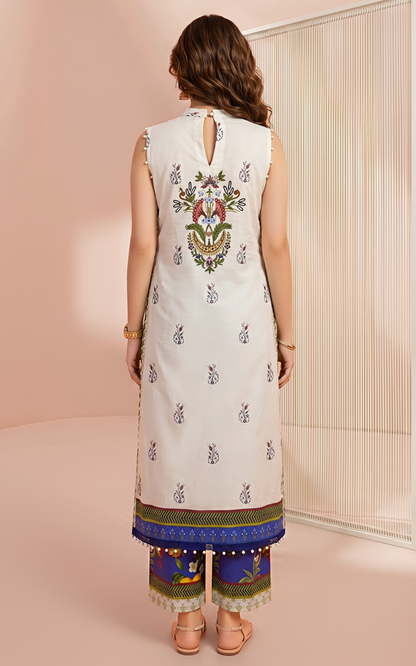 Asifa and Nabeel | Yakin 26 | Lily (YKL26-05) - Casual Dress - available at Maria Faisal in UK and USA.