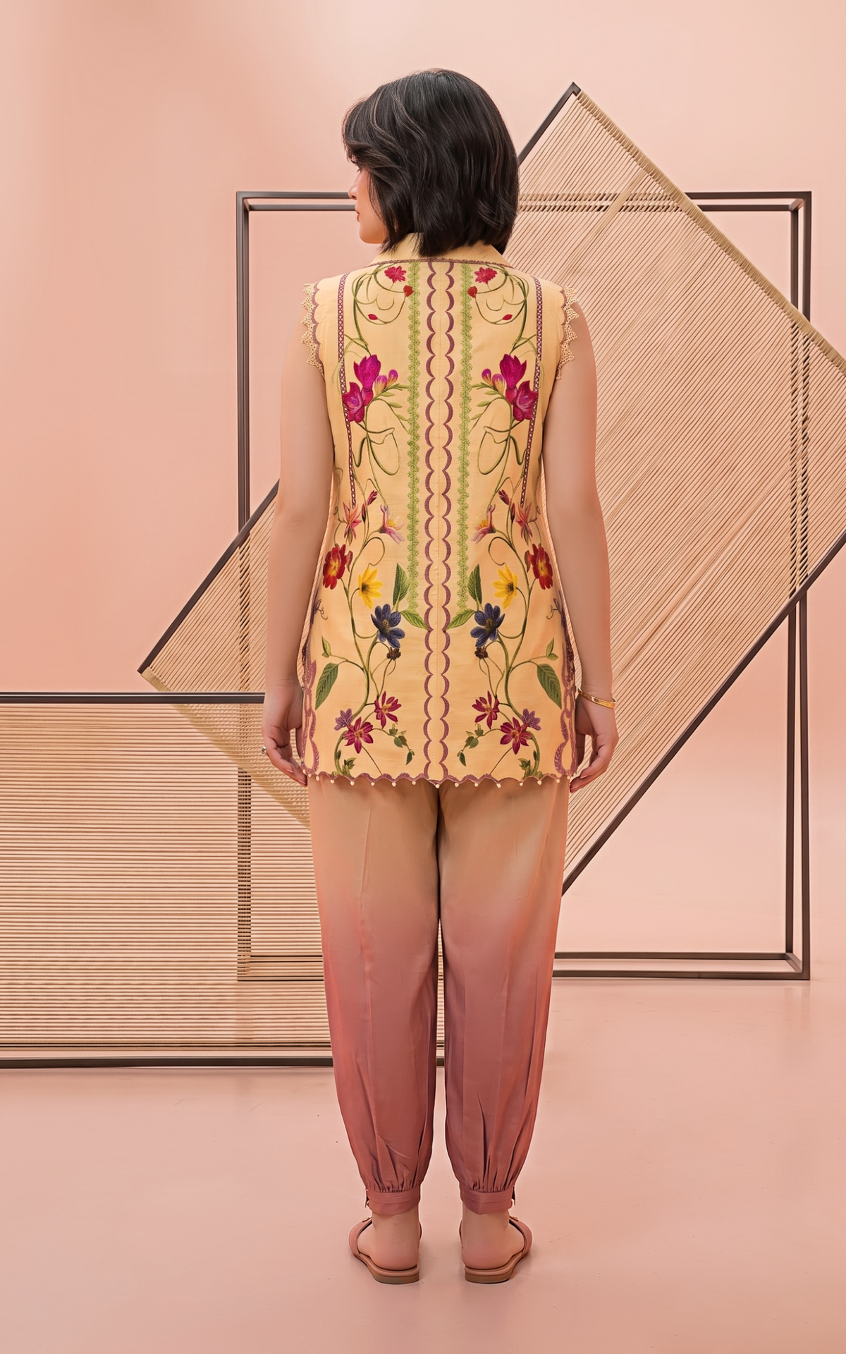 Asifa and Nabeel | Yakin 26 | Dahlia (YKL26-10) - Casual Dress - available at Maria Faisal in UK and USA.
