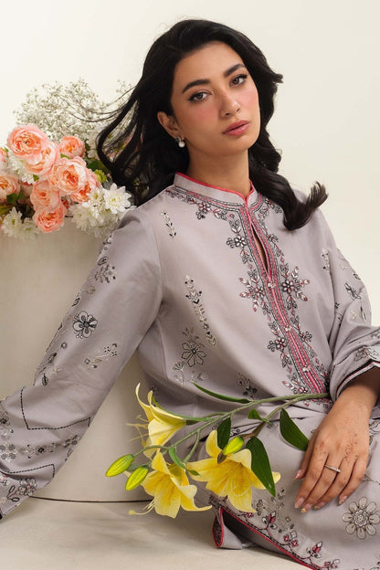 Zara Shahjahan | Coco Lawn Vol 2 | ZAIRA-9B - Designer Dress with Intricate embroidery and embellishments. Shop elegent wedding dress at Maria Faisal.