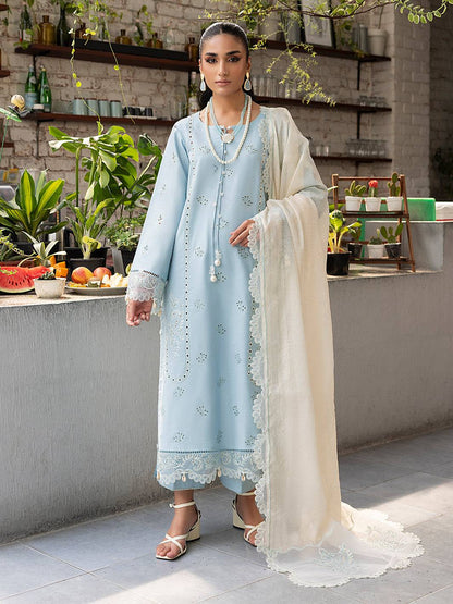 Izel | Meadow Muse Embroidered Lawn 25 | ZARELLE by Maria Faisal - Registered Vendor of : Izel - type : Ladies Clothes - 100% original wedding dresses