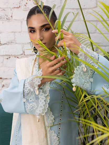 Izel | Meadow Muse Embroidered Lawn 25 | ZARELLE by Maria Faisal - Registered Vendor of : Izel - type : Ladies Clothes - 100% original wedding dresses