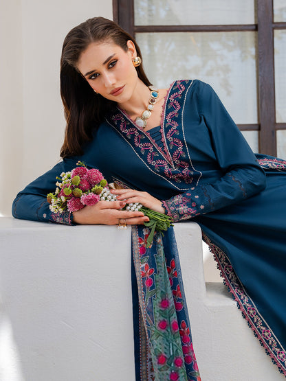 Izel | Dareen Luxury Lawn 26 | Zeenat - Luxury Dress - available at Maria Faisal in UK and USA.