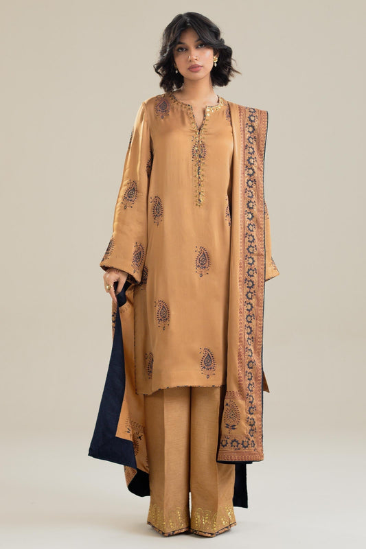 Zara Shahjahan | Handcrafted Suits | ZHC-043 - Ladies Clothes - Maria Faisal