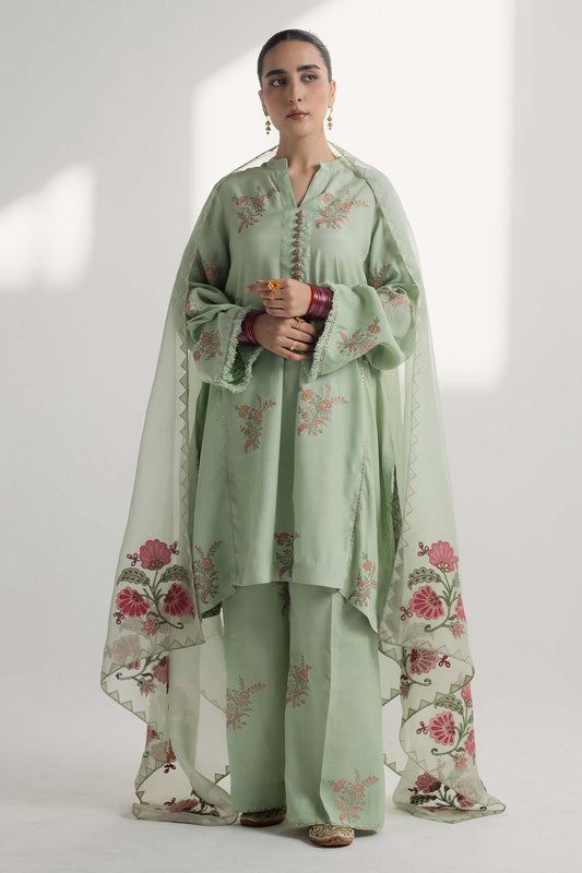 Zara Shahjahan | Handcrafted Suits | ZHC-047 - Ladies Clothes - Maria Faisal