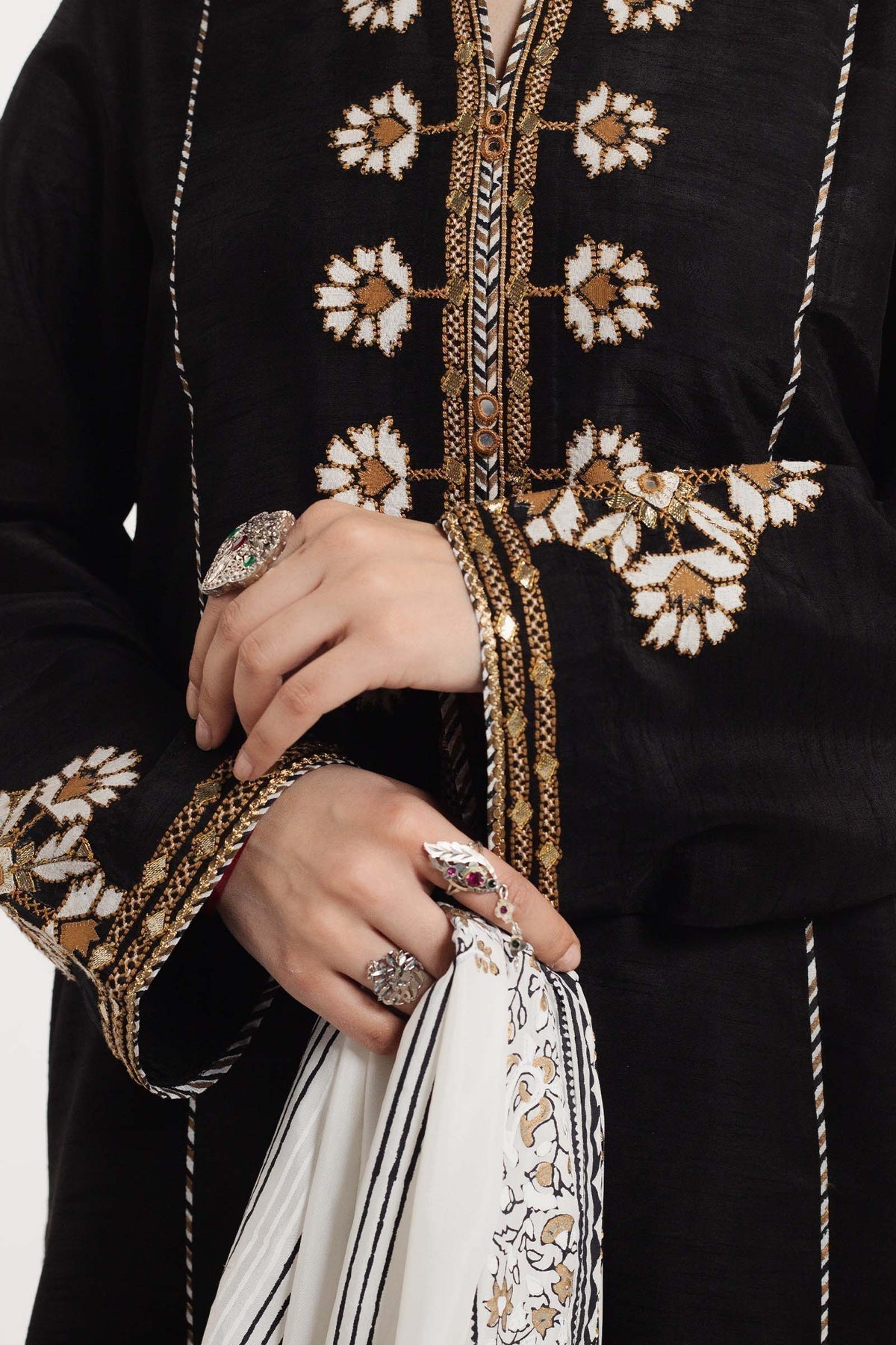 Zara Shahjahan | Handcrafted Suits | ZHC-048 - Ladies Clothes - Maria Faisal