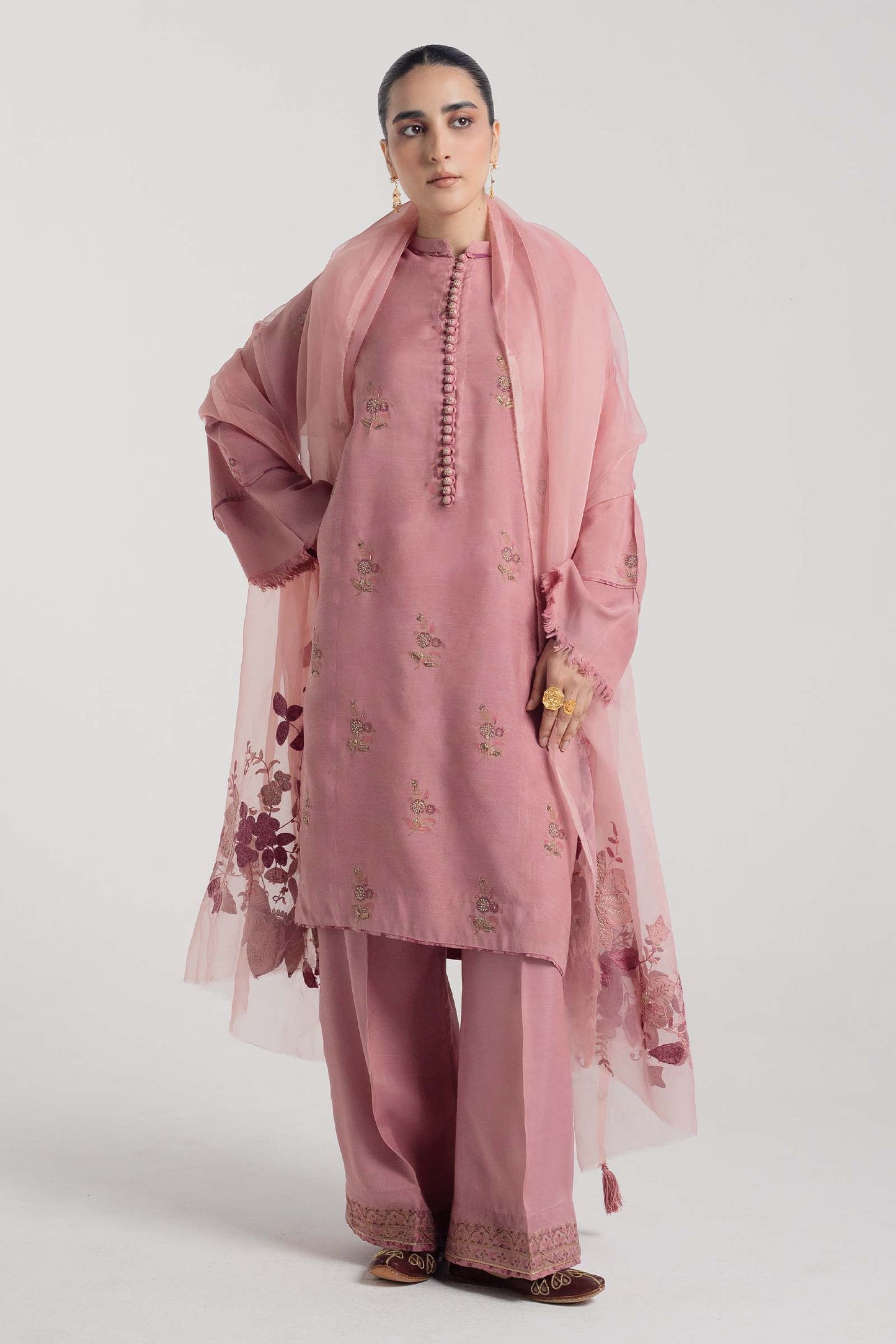 Zara Shahjahan | Handcrafted Suits | ZHC-050 - Ladies Clothes - Maria Faisal