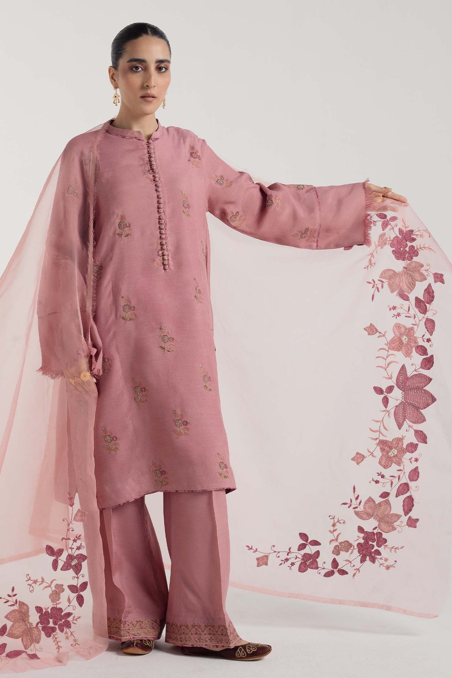 Zara Shahjahan | Handcrafted Suits | ZHC-050 - Ladies Clothes - Maria Faisal