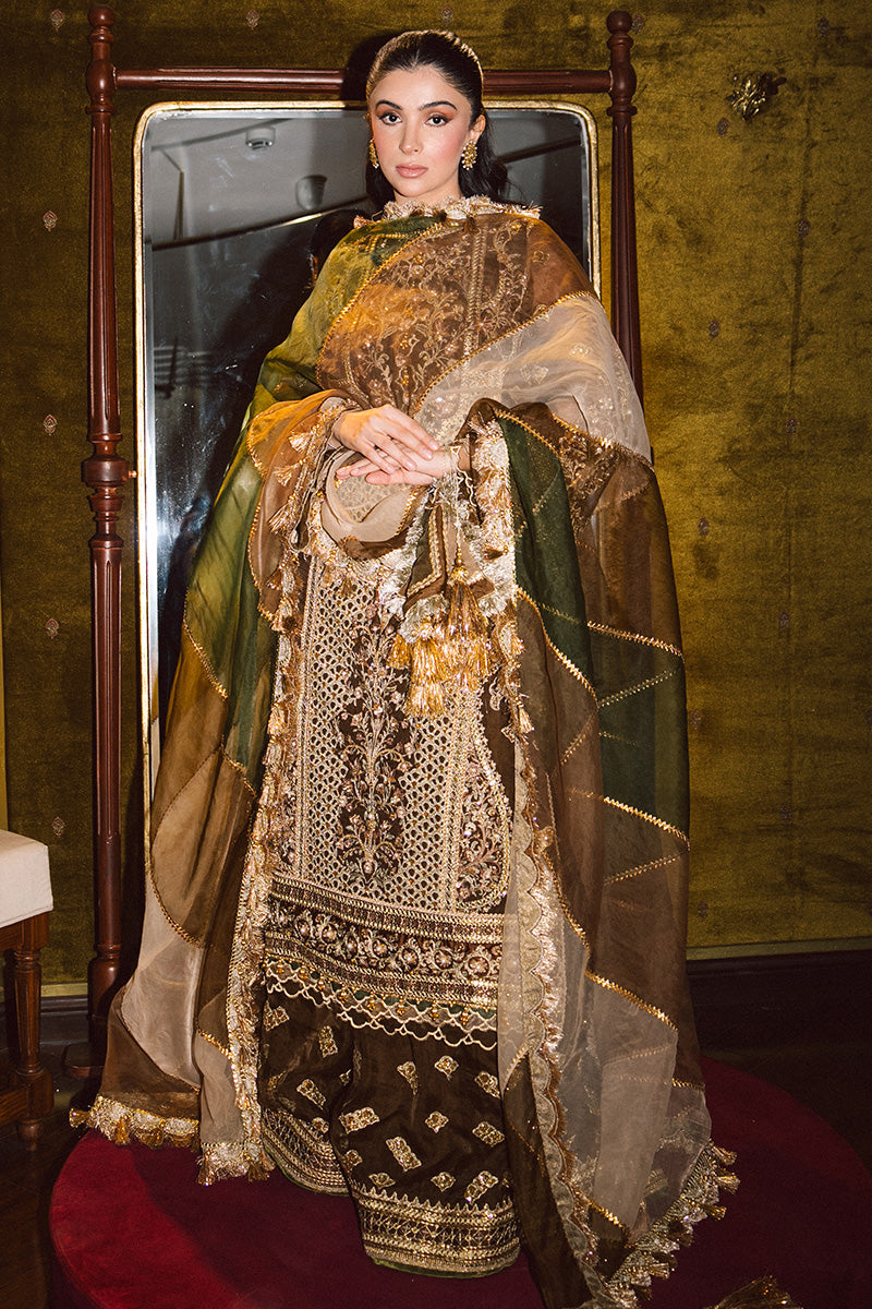 MNR | Zarlish Festive 25 | Zahra Sarfraz in Tabeer - Formal Dress - available at Maria Faisal in UK and USA.