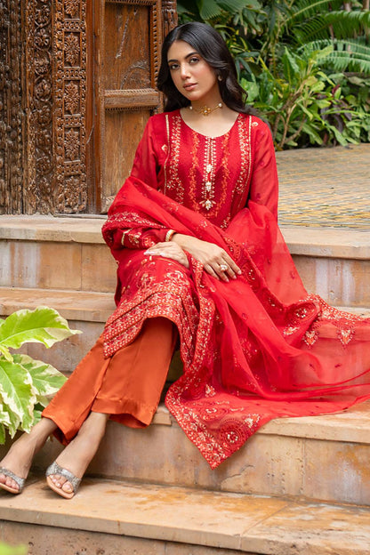 Zellbury | Summer Pret | Embroidered Kurta Dupatta Trouser - 3222 by Maria Faisal - Registered Vendor of : Zellbury Women - type : Luxury Pret - 100% original wedding dresses