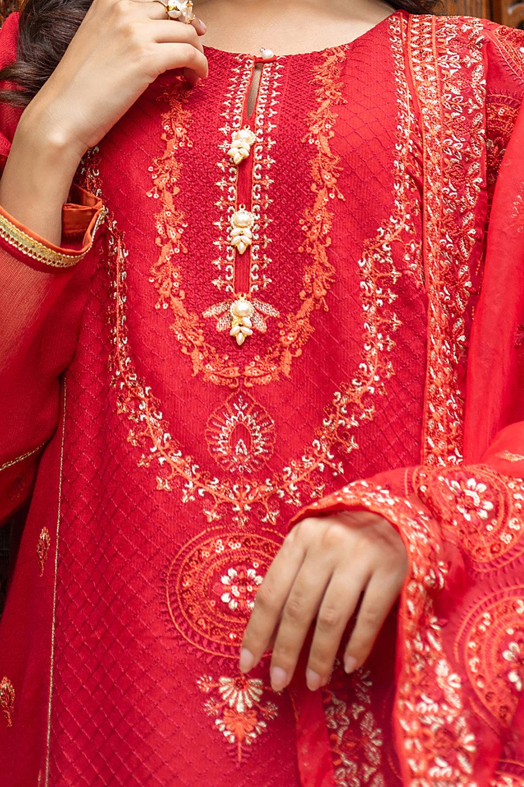 Zellbury | Summer Pret | Embroidered Kurta Dupatta Trouser - 3222 by Maria Faisal - Registered Vendor of : Zellbury Women - type : Luxury Pret - 100% original wedding dresses