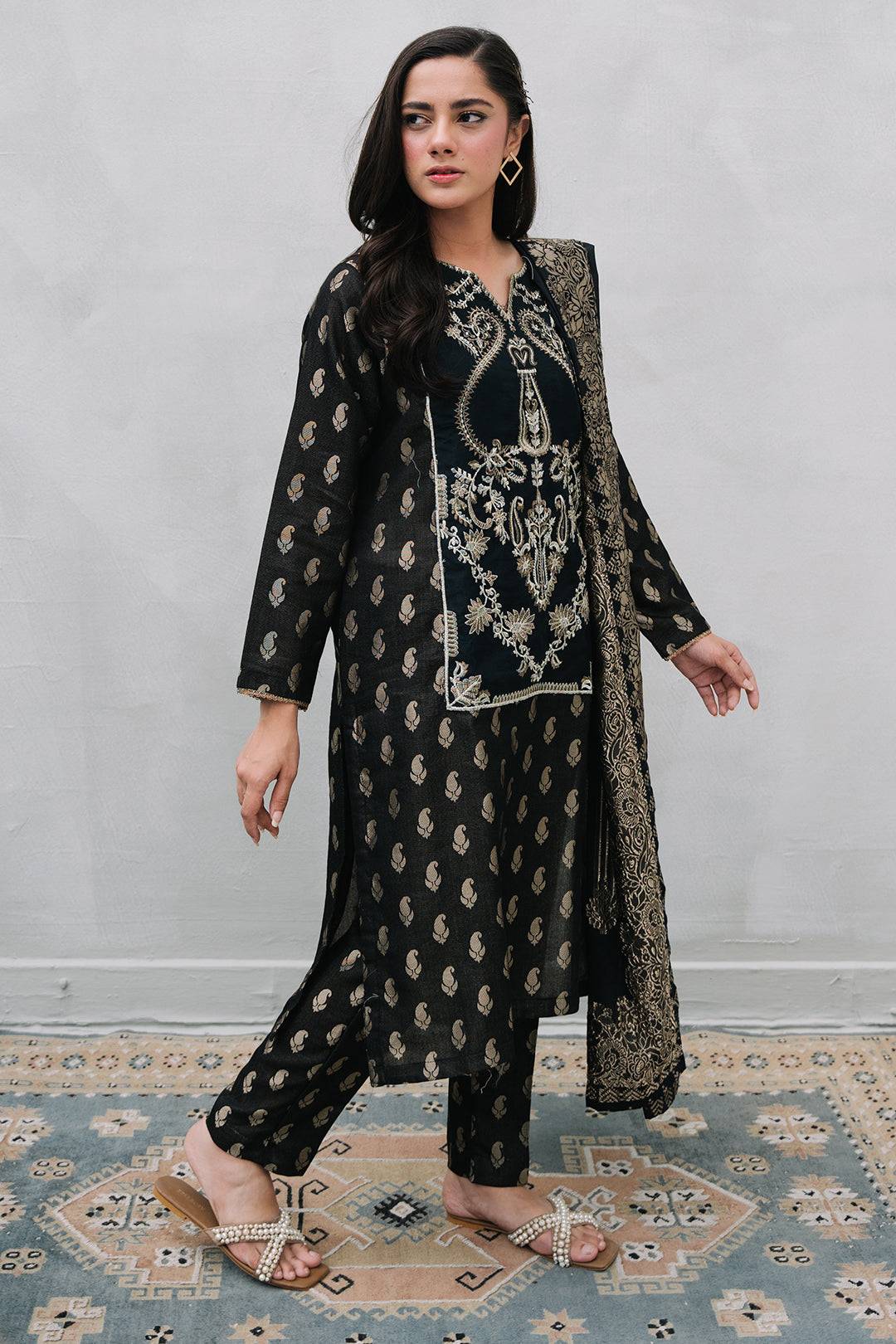 Zellbury | Summer Pret | Embroidered Kurta Dupatta Trouser - 3256 by Maria Faisal - Registered Vendor of : Zellbury Women - type : Luxury Pret - 100% original wedding dresses