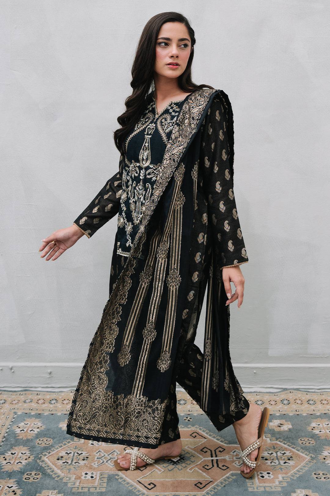 Zellbury | Summer Pret | Embroidered Kurta Dupatta Trouser - 3256 by Maria Faisal - Registered Vendor of : Zellbury Women - type : Luxury Pret - 100% original wedding dresses