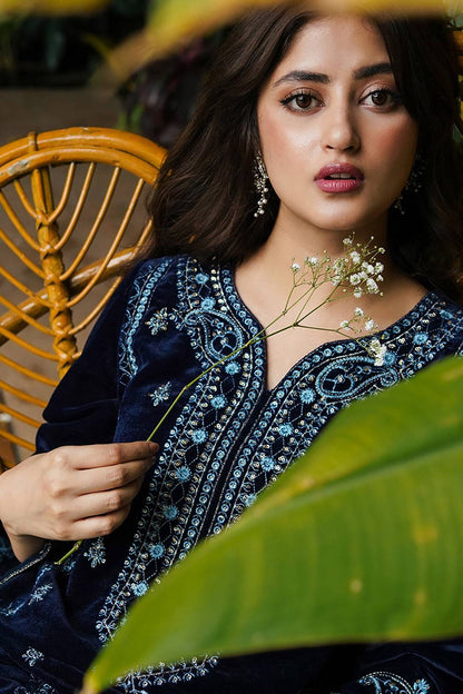 Zellbury | Winter Pret | Embroidered Kurta Trouser - 3276 by Maria Faisal - Registered Vendor of : Zellbury Women - type : Luxury Pret - 100% original wedding dresses