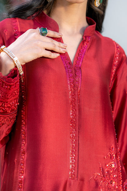 Wahaj M Khan | Pari Collection | Red Pari Sheesha Outfit