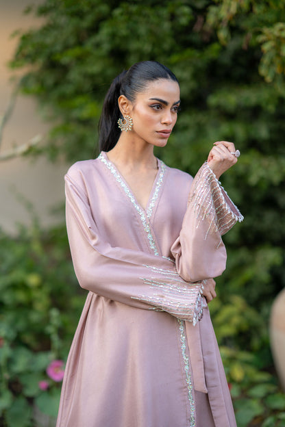 Wahaj M Khan | Pari Collection | Lavender Pari Wrap