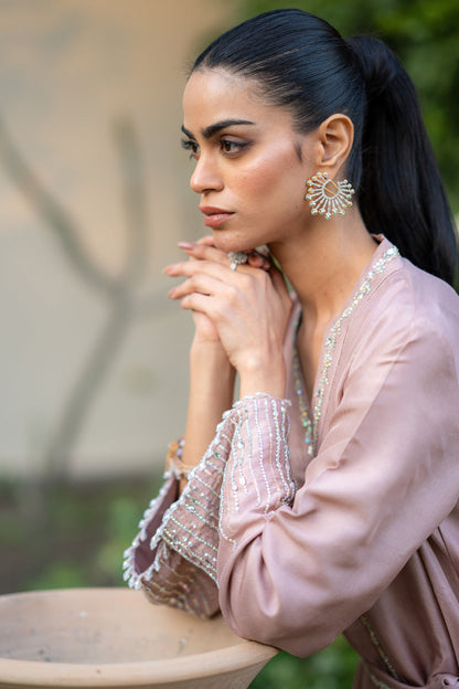 Wahaj M Khan | Pari Collection | Lavender Pari Wrap