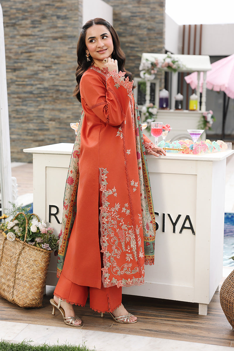 Rangrasiya | Florence Luxury Festive Edit 26 | Zahra - Luxury Dress - available at Maria Faisal in UK and USA.
